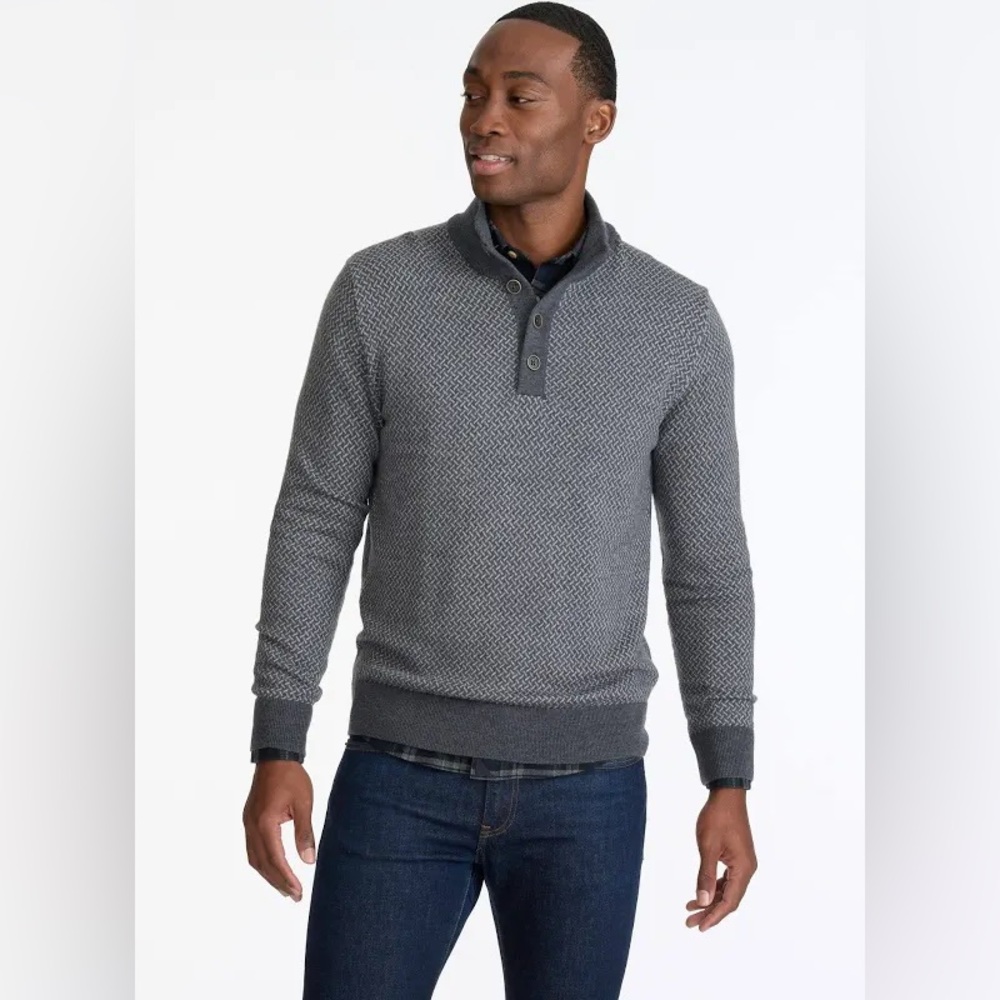 Untuckit Sorensen Men’s 100% Merino Wool Sweater